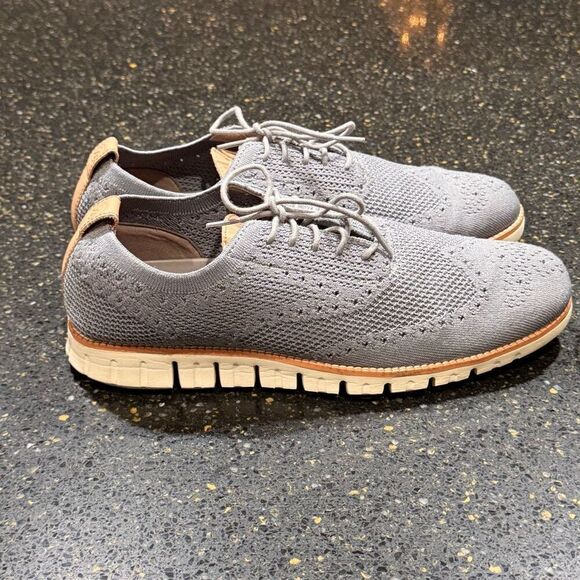 Cole Haan ZeroGrand Ironstone Stitchlite Wingtip Oxfords. Size 10.5 main image 4